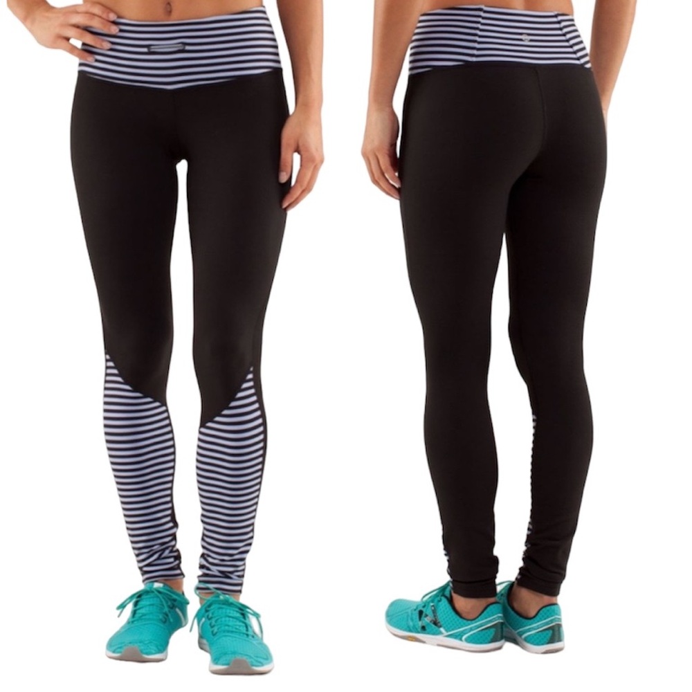 Lululemon Runder Under Pant Black Polar Haze